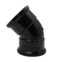 Bend Black 45 Degree 110mm