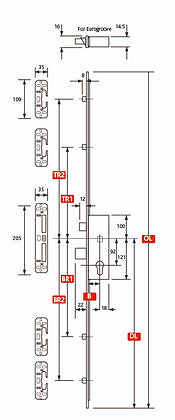 ERA 4 Roller Door Lock